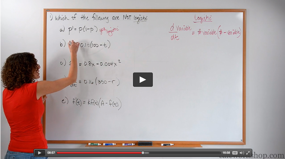 Logistic Differential Equation