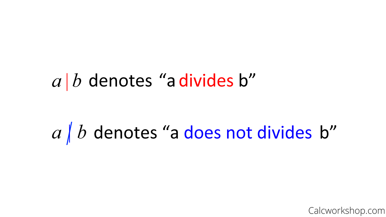 a divides b notation