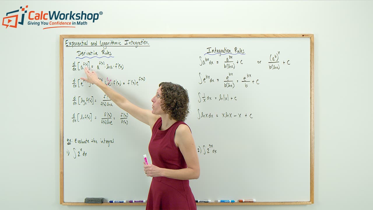 calcworkshop jenn teaching exponential integrals