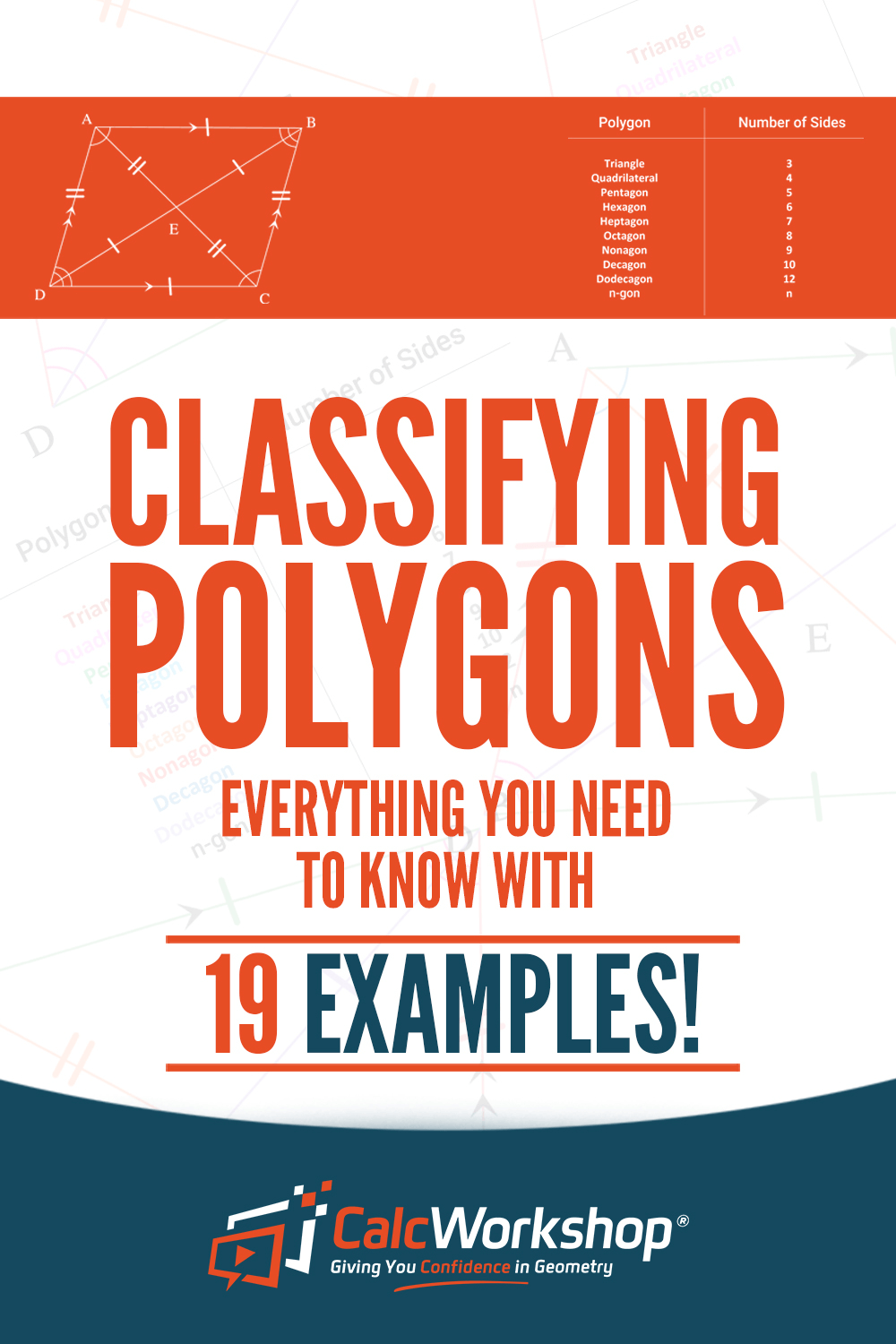 classifying polygons pinterest calcworkshop