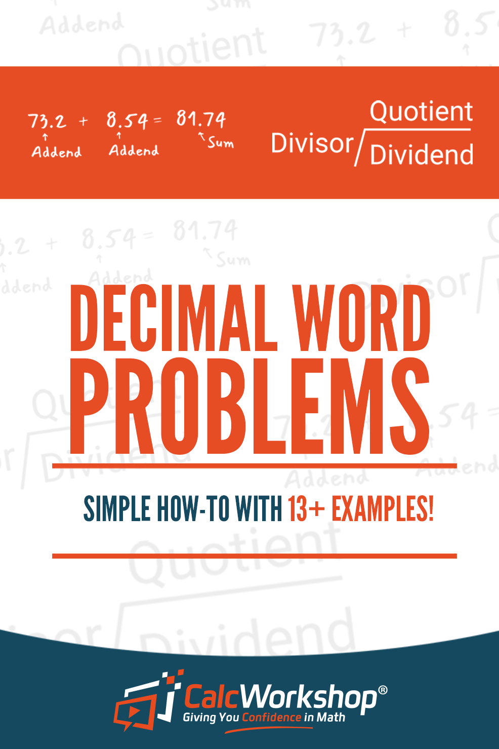 decimal word problems pinterest calcworkshop