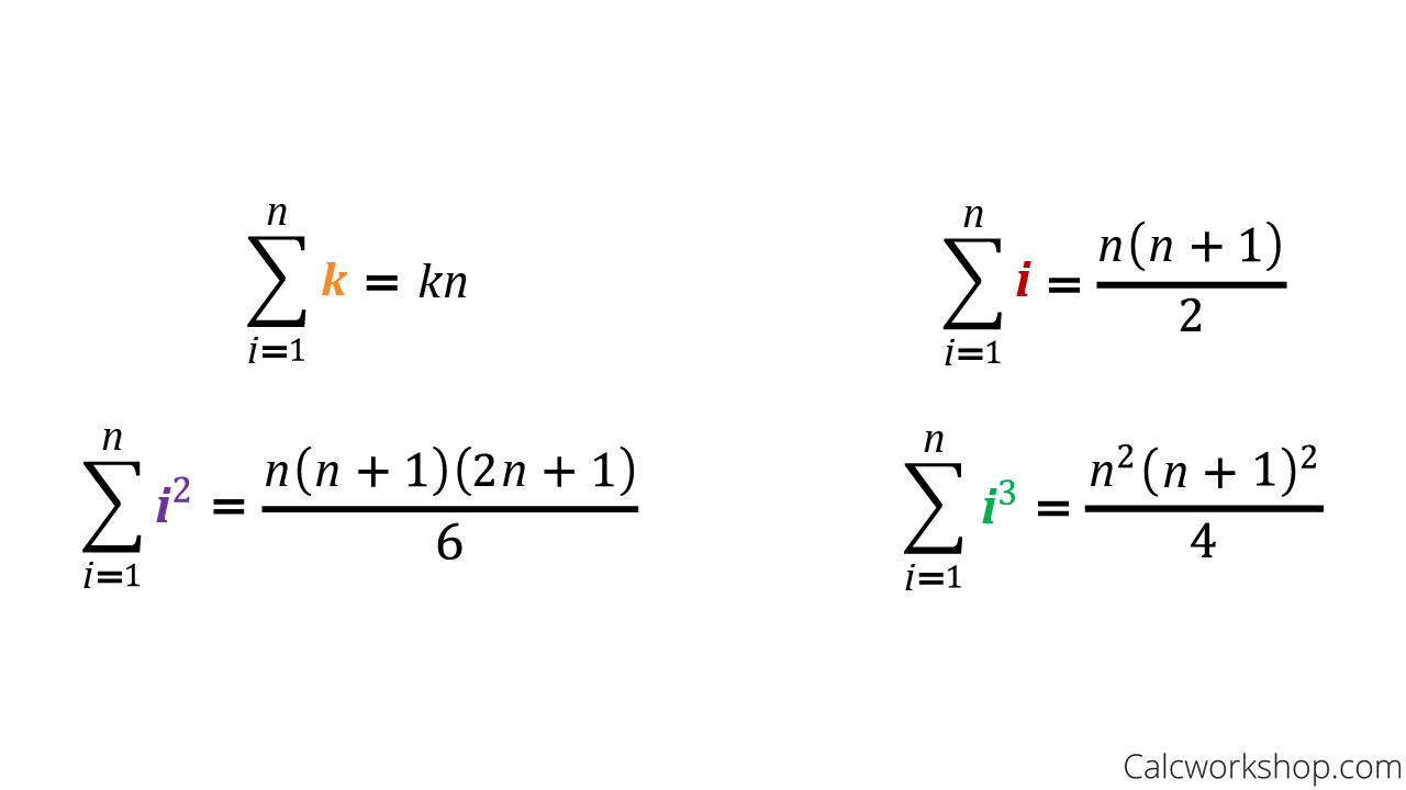 Sigma Notation And Rules For Finite Sums 9 Surefire Examples 