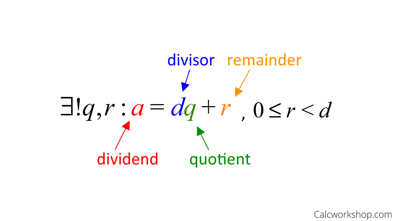 division algorithm discrete math