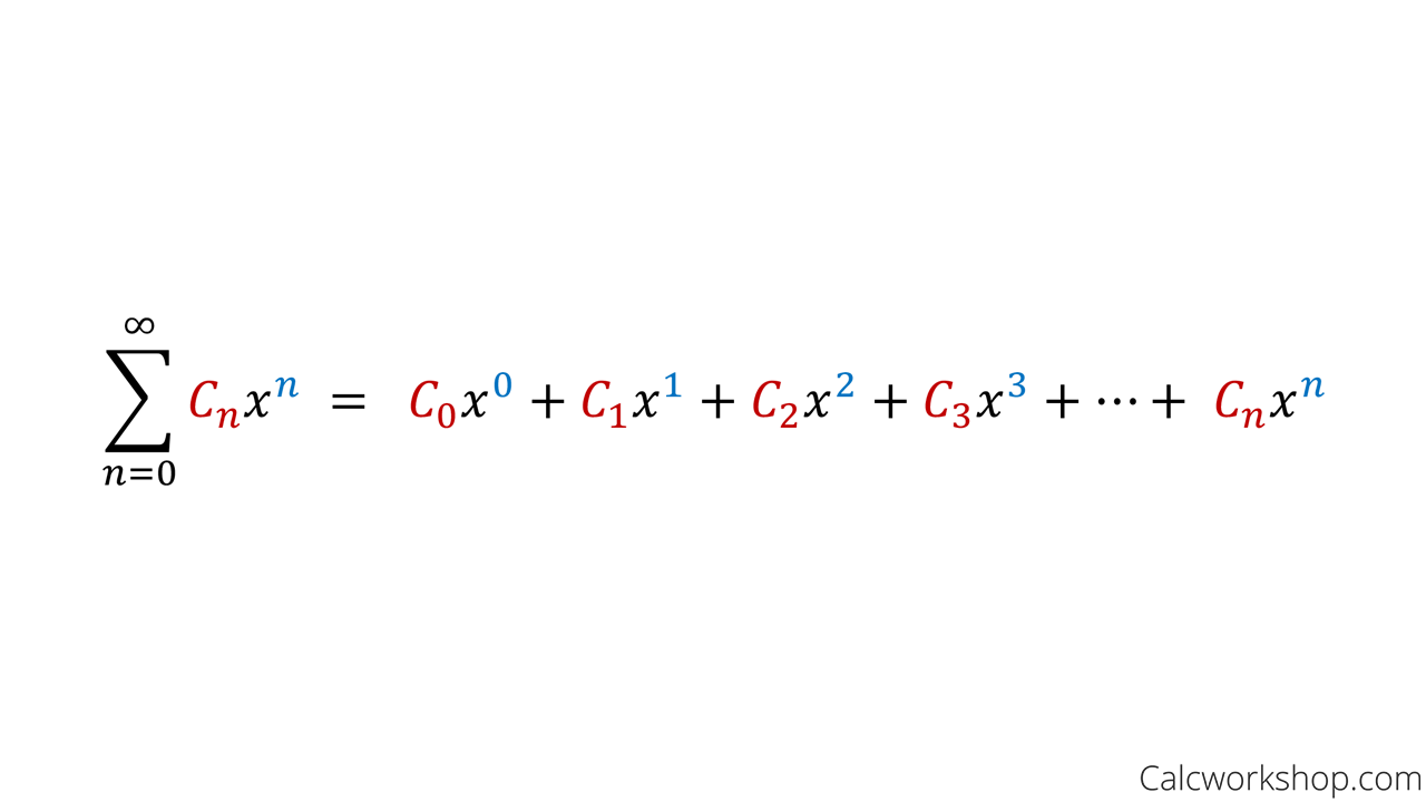 Maclaurin expansion formula for a power series