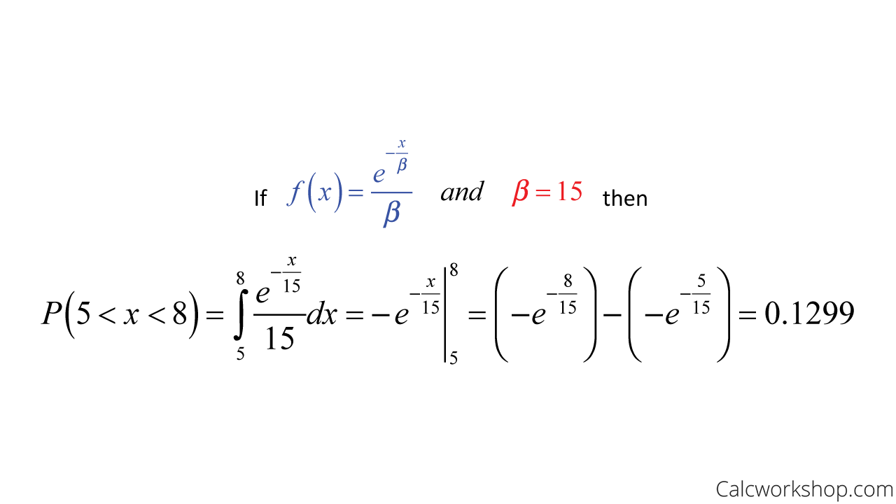 exponential distribution example