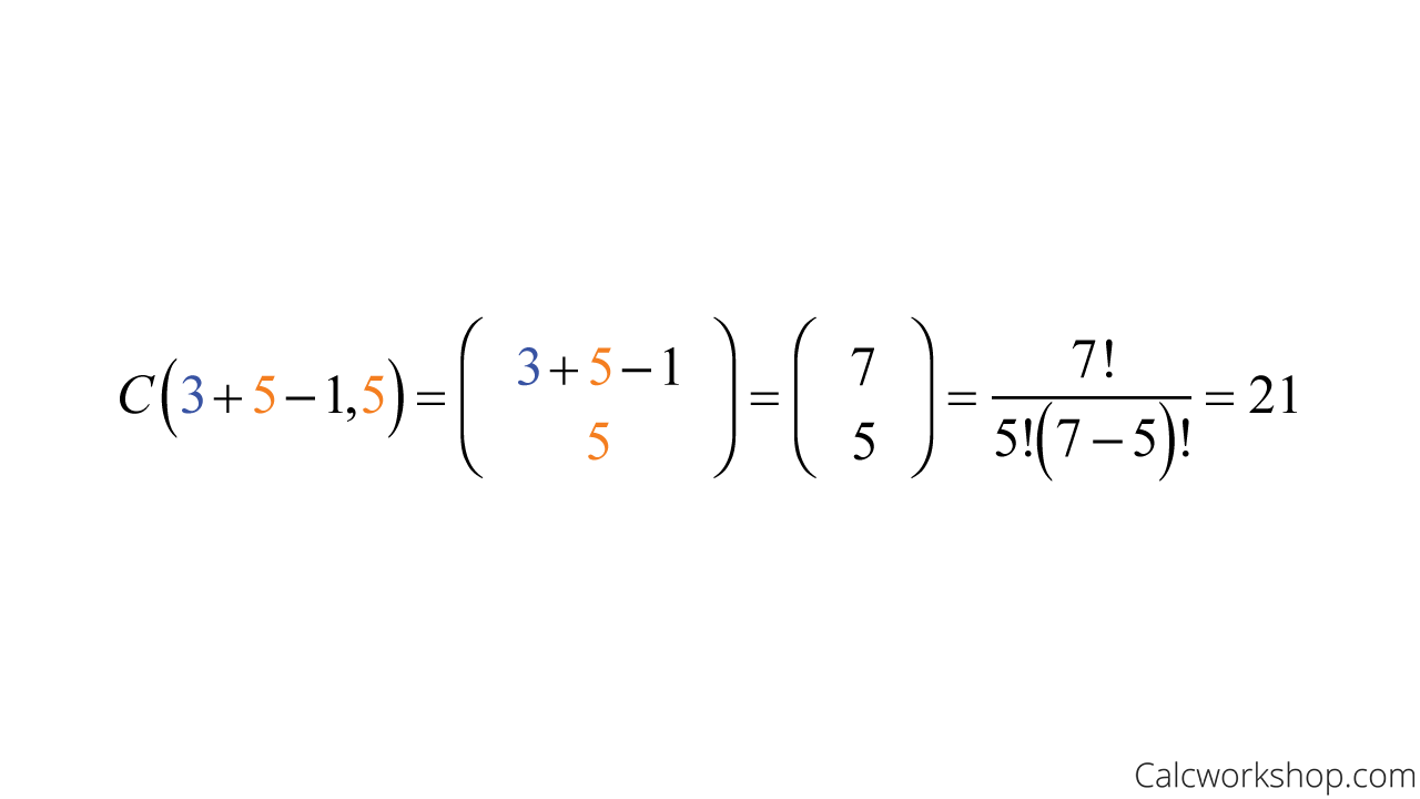 how many ways combinations repetition allowed