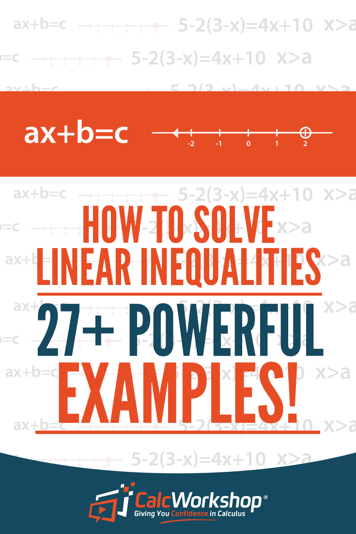 problem solving in linear inequality