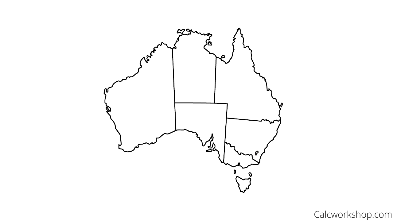 map australia regions