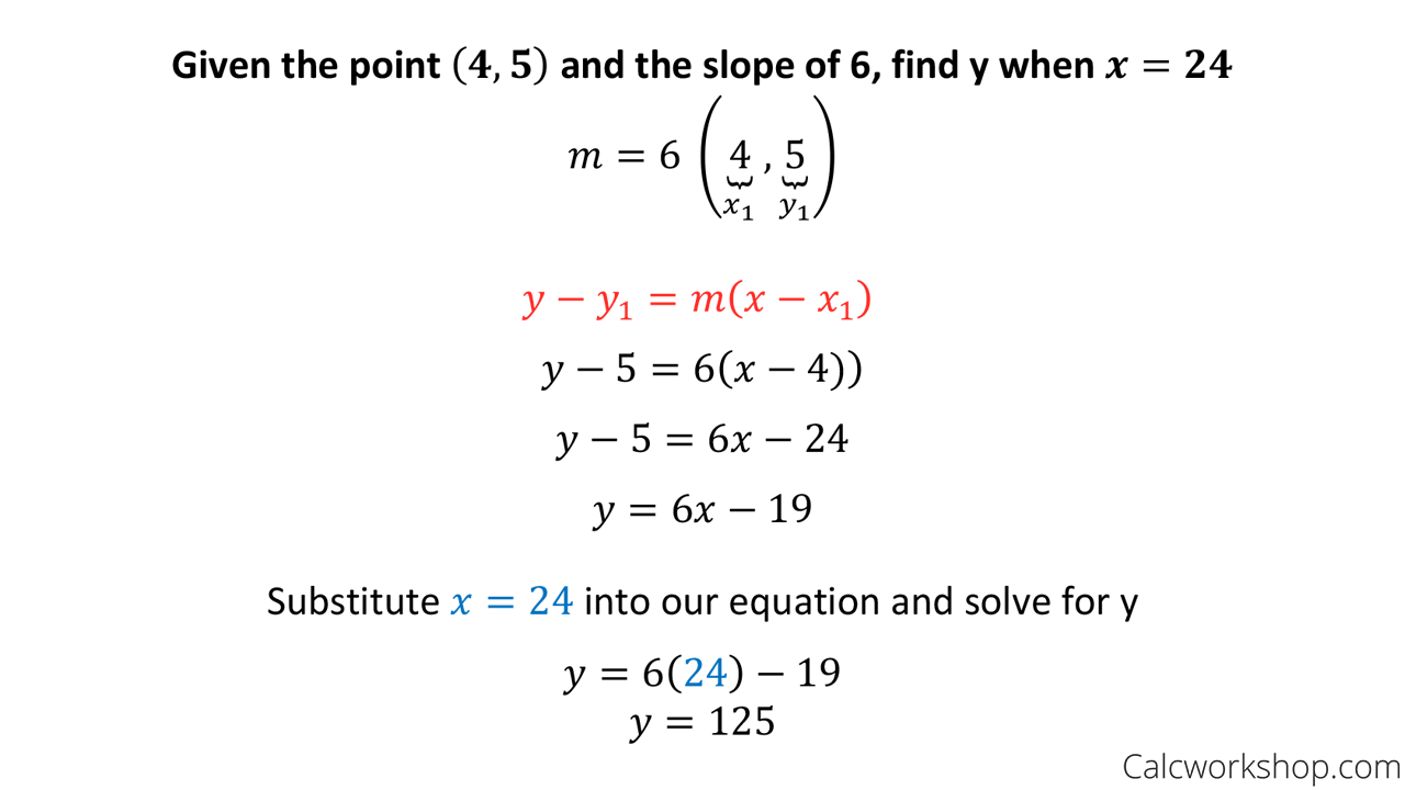 Point Slope Form (Simply Explained w/ 25 Examples!)