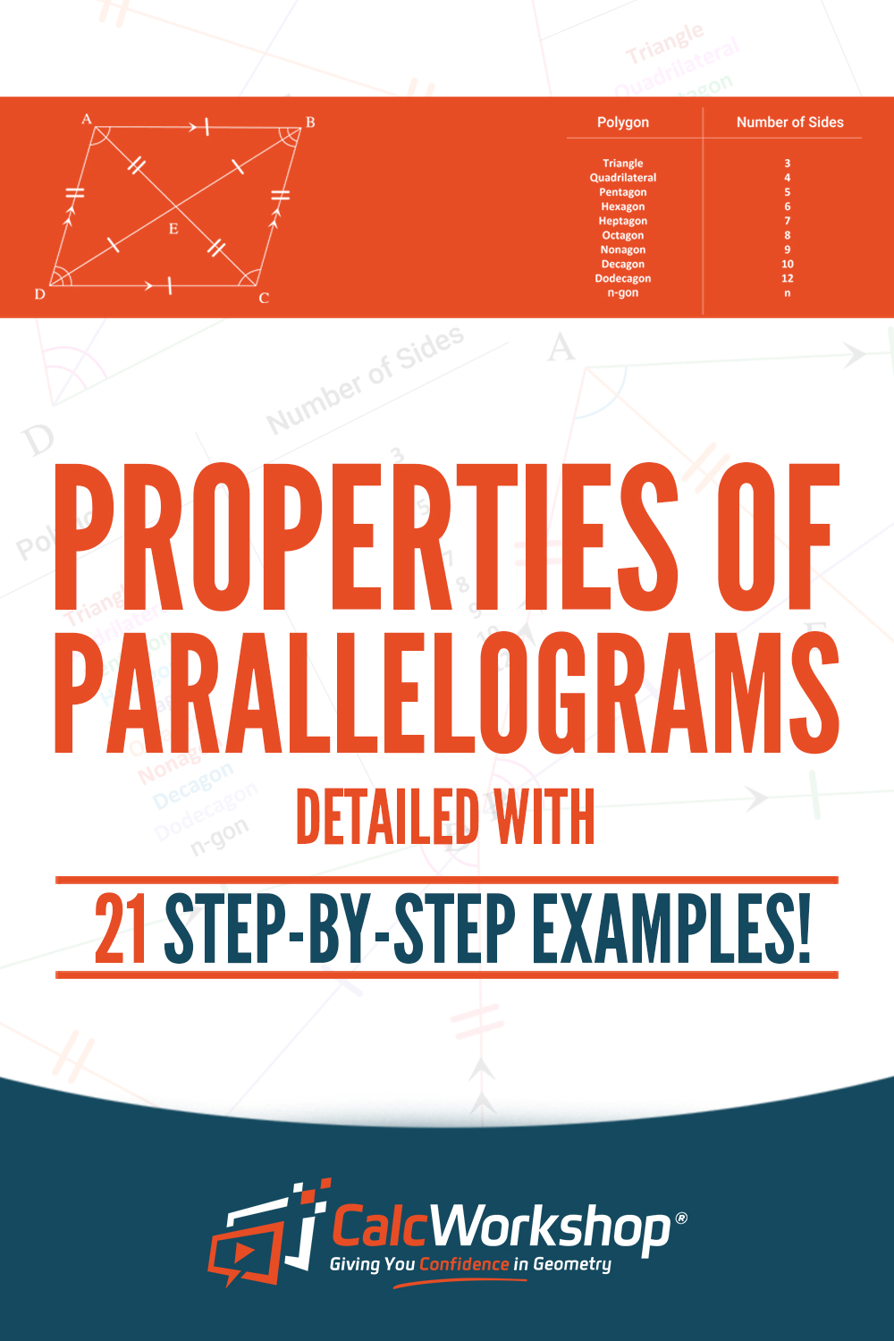 properties parallelograms pinterest calcworkshop