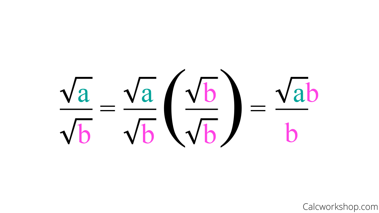 Rationalizing The Denominator And Simplifying Radicals 19 Examples 