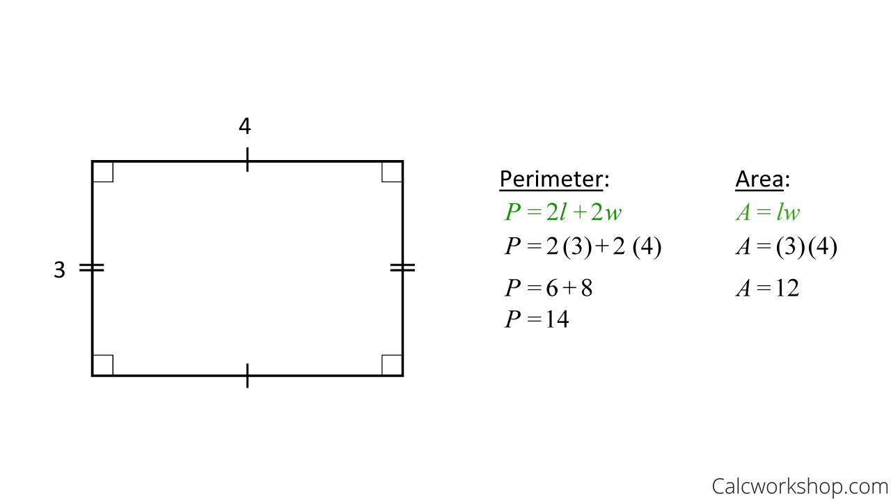 perimeter of rectangle