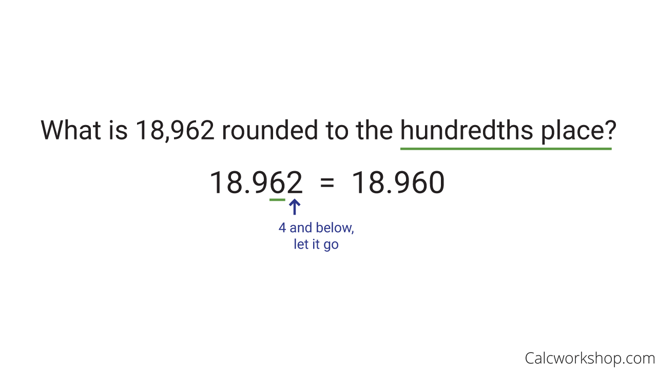 rounding to the hundredths place
