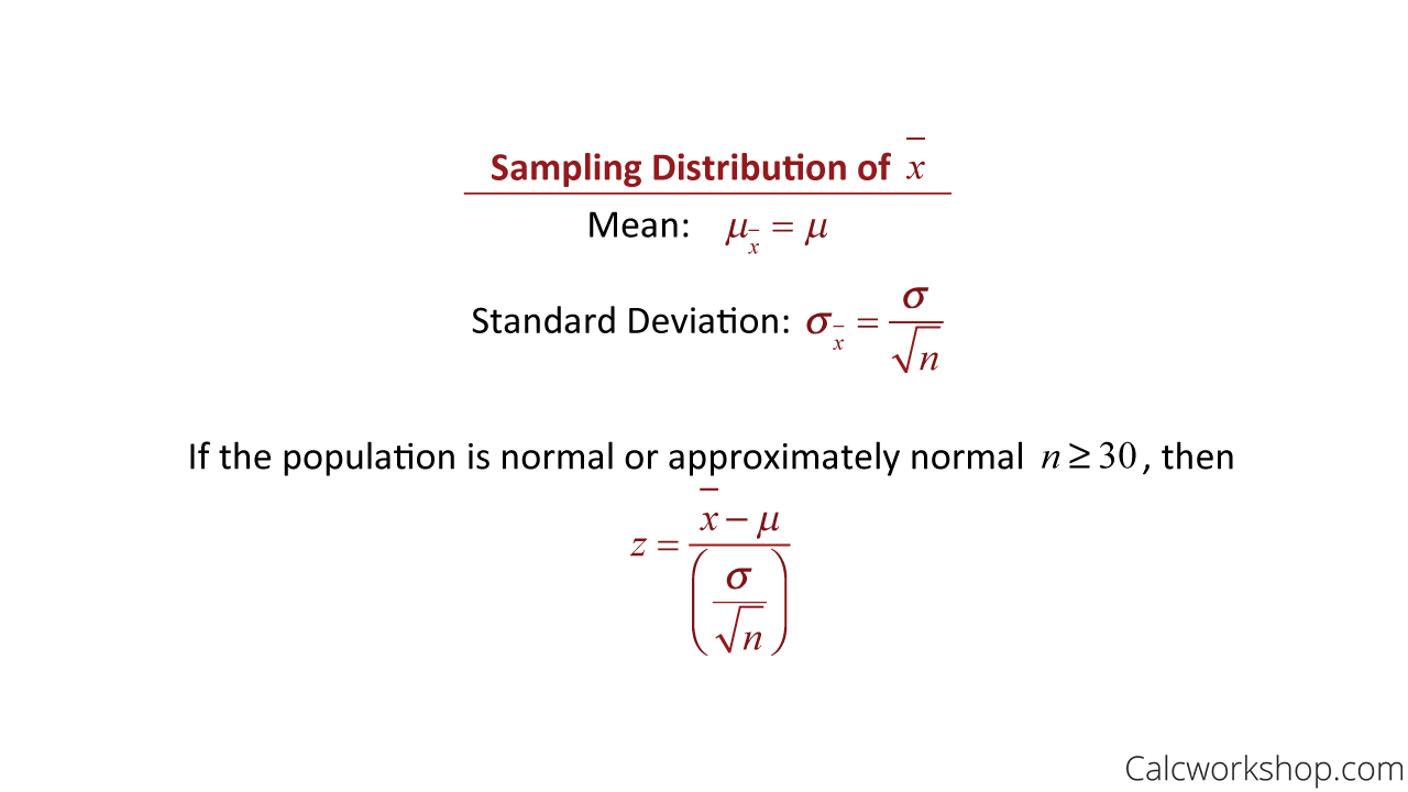 sample mean properties