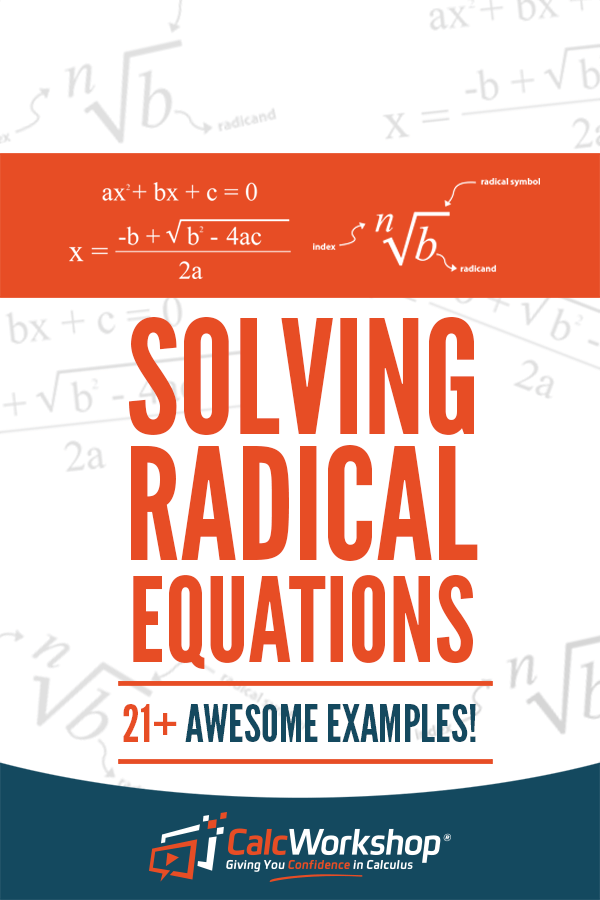 radical equation problem solving