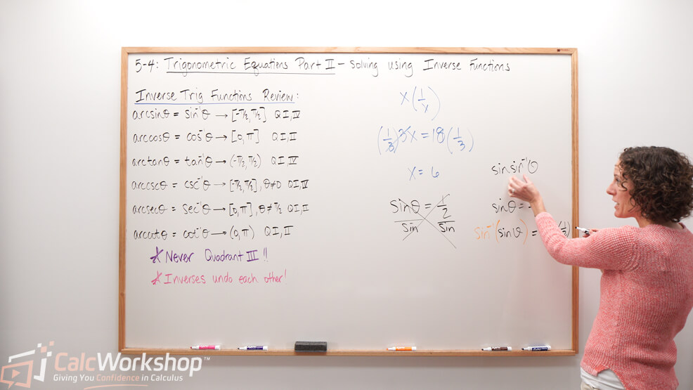 Solving Trig Equations Using Inverses 15 Helpful Examples