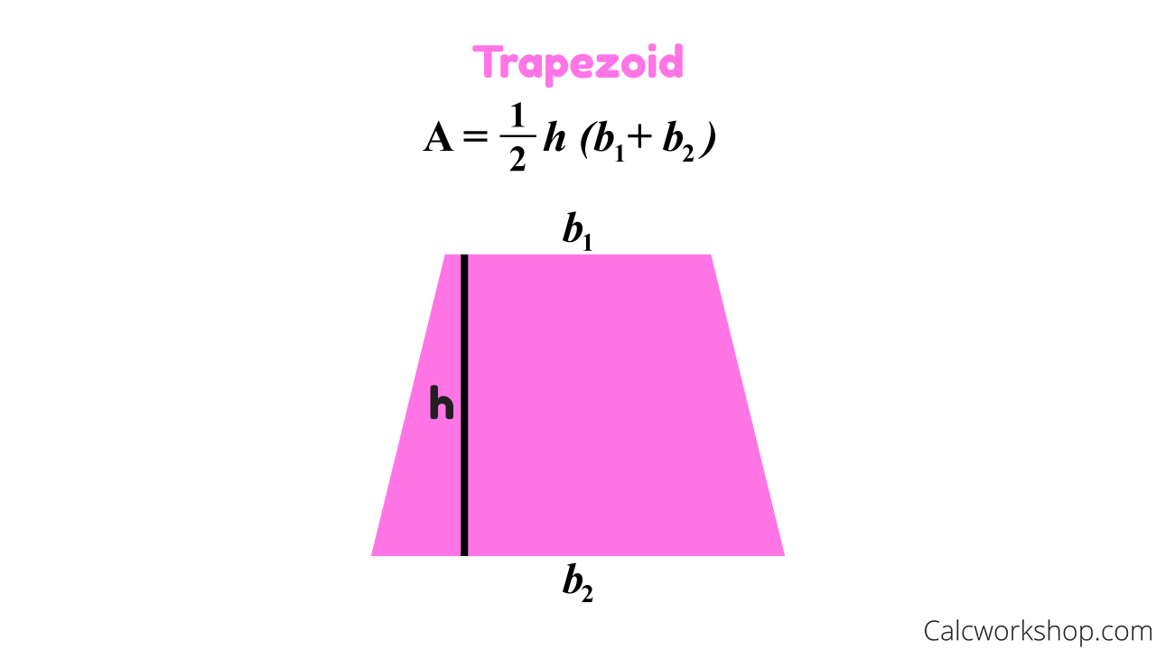 trapezoid area formula