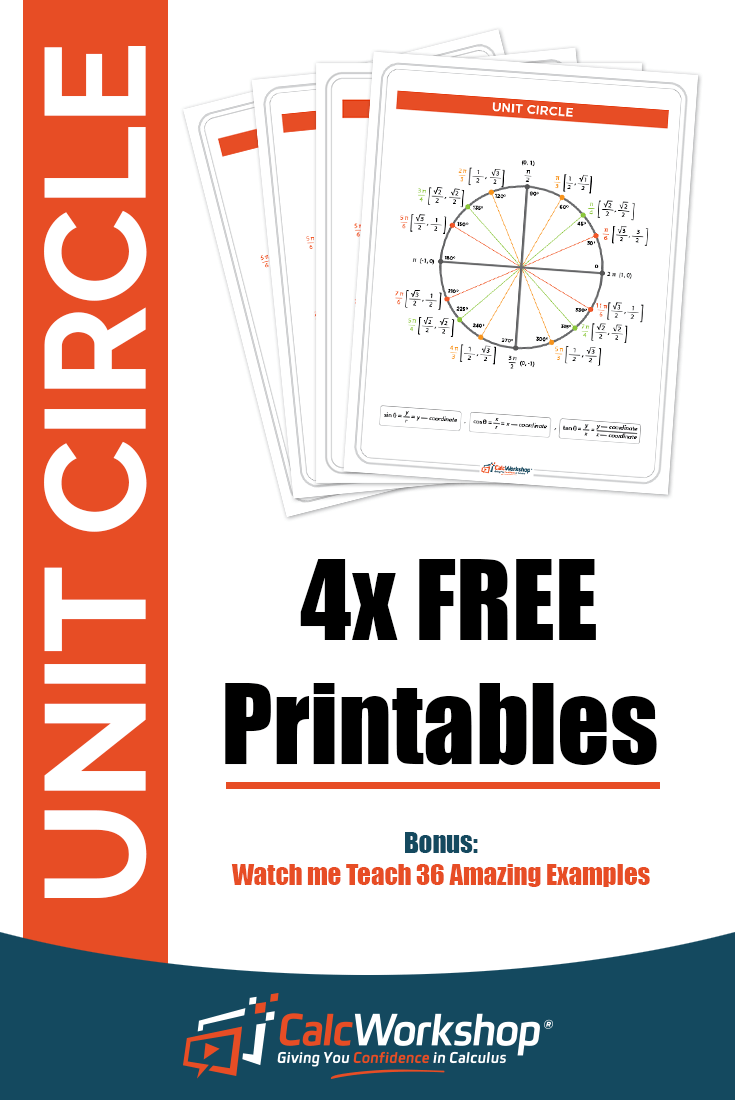 Unit Circle W Everything Charts Worksheets 35 Examples